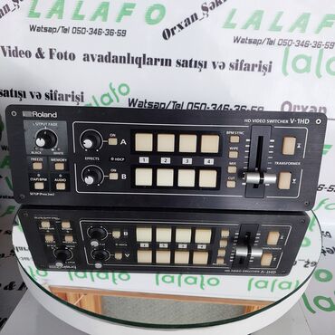 Videokameralar: Roland V1 HD pts pult. məhsul xaricdən gəlmə maldır. 4 hdmi giriş