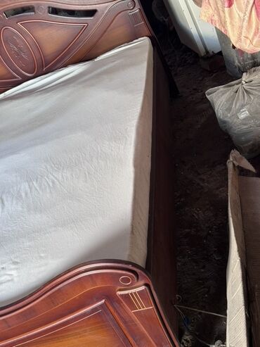 Спальные гарнитуры: Спальный гарнитур, Двуспальная кровать, Дерево, цвет - Коричневый — 3