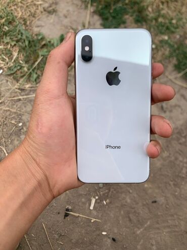 Техника жана электроника: IPhone Xs, Колдонулган, 256 ГБ, Ак, Каптама, 77 %