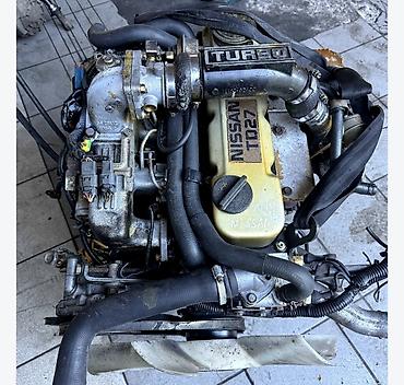 Двигатель Nissan TD27 Turbo дизель (турбированный) простой аппаратура at lalafo.kg Двигатель Nissan TD27 Turbo дизель (турбированный) простой аппаратура