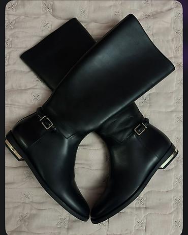 Сапоги: Məhsul: Elegant Boots – qara dəri qadın çəkmələri Xüsusiyyətlər: 35 — 2