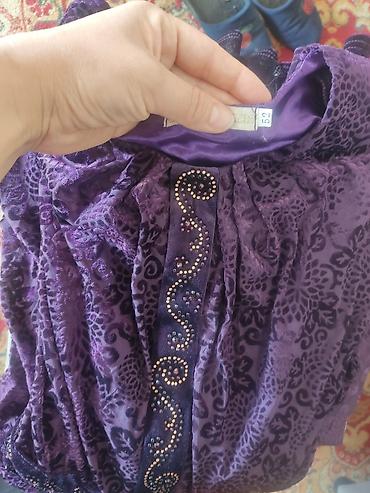 Вечерние платья: Вечернее платье, Длинная модель, Велюр, С рукавами, 2XL — 1