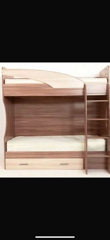 детские кроватки разных размеров: Эки кишилик керебет, Колдонулган, Without a mattress, узуну - 160 см