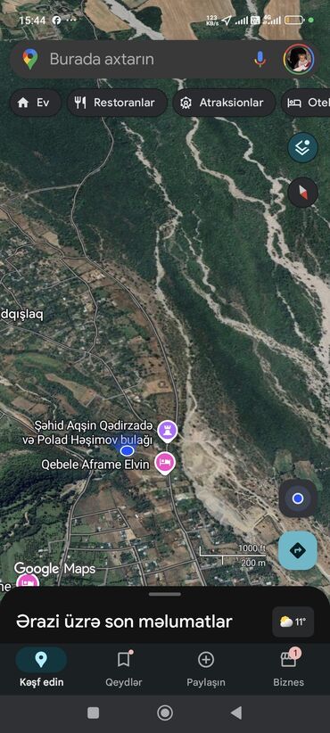 Torpaq sahələrinin satışı: 11 sot, Tikinti, Mülkiyyətçi, Kupça (Çıxarış) — 13