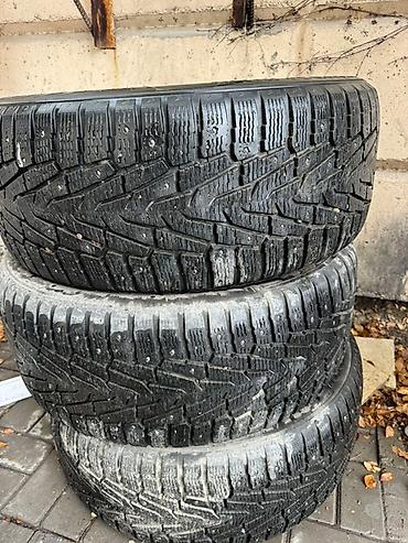 Шины 285 / 50 / R 20, Зимняя шипованная, Б/у, Комплект, Внедорожные (АТ/МТ), Nokian