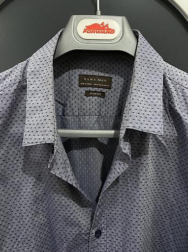 pull and bear: Köynək, Zara, XL, rəng - Mavi — 2