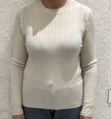 sumqayit qadin geyimleri instagram: Кофта, Massimo Dutti, L (EU 40), цвет - Бежевый