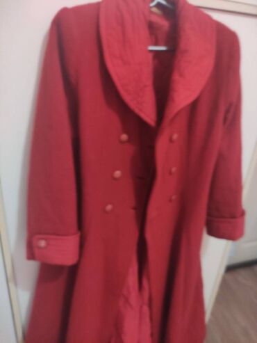 Women's Coats: 2XL (EU 44), Single-colored, With lining