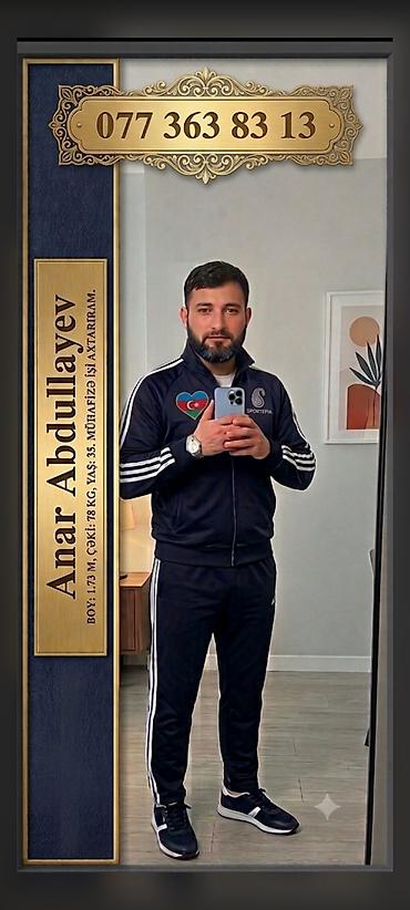 salonda xadime isi: Mühafizəçi, Kişi, 35 yaş, 5 ildən artıq təcrübə — 1