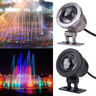 Podvodna led RGB Lampa 12v 9w
Rgb led lampa za bazene, fontane, ili d