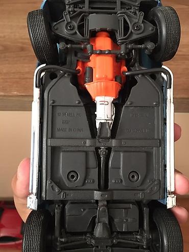 İncəsənət və kolleksiyalar: Kolleksiya üçün die-cast model avtomobil – mavi rəngli klassik — 6