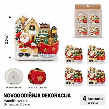 KMT Božićni svetleći broš irvas 7994190 Praznični dodatak za