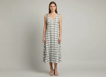 sukienki szachownica: Women`s dress, size S