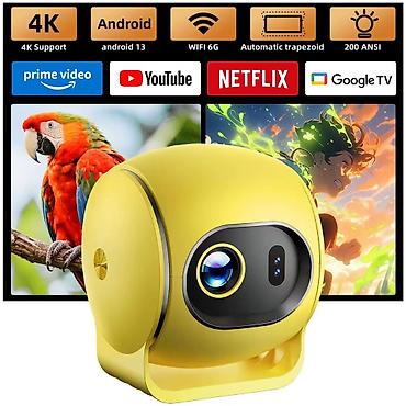 tv boxlar: Kateqoriya: Proyektorlar Brend: No Brand Məhsul: A3 WiFi Projector — 1