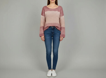 Swetry: Sweter damski, rozmiar L