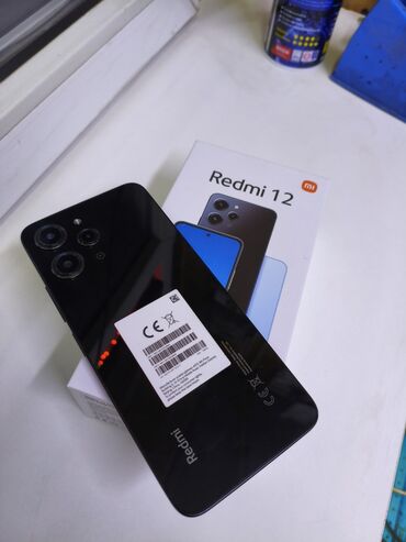 Redmi: Redmi, Redmi 12, Новый, 128 ГБ, цвет - Черный, 2 SIM