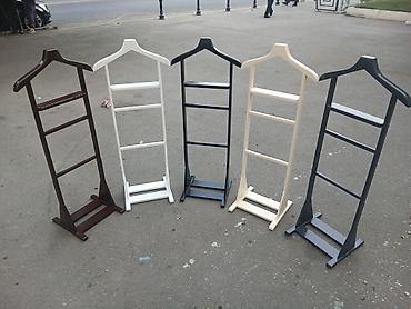 вешалка в прихожую: Taxta paltar asılqanı/Tekbasli - Material: MDF - Forma: ev damı — 8