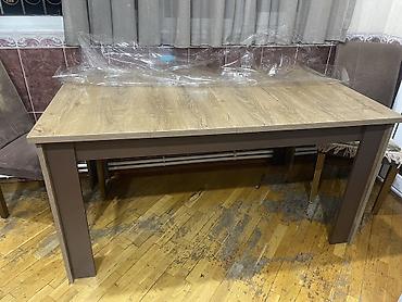 Metbex ve qonaq otagi ucun masa satilir. Acilir. Bagli formada olcusu