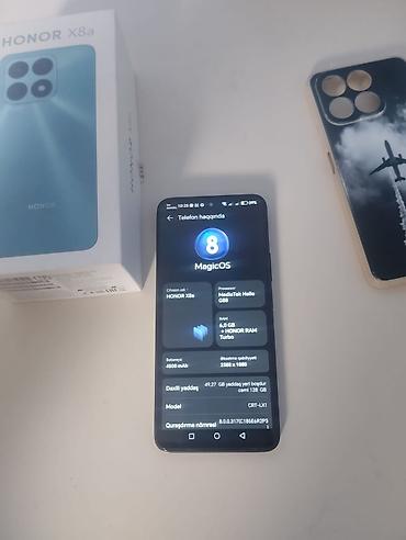 usb data modem: Honor X8a, 128 GB, rəng - Qara, Barmaq izi — 3