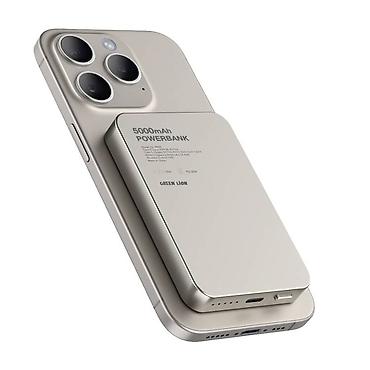 лит енержи: Power Bank Green Lion GL-MAG 5 5000 мАч в титановом корпусе — это — 4