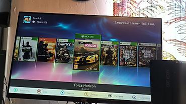 Xbox 360: Xbox 360 Slim прошитый freeboot. установлено 34 игры. Обслужена — 8