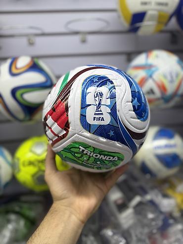 Футбольный мяч TRIONDA с фирменным дизайном под турниры FIFA at lalafo.kg Футбольный мяч TRIONDA с фирменным дизайном под турниры FIFA