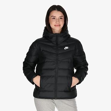 exit obuca: Nike ženska zimska jakna sa kapuljačom – crna - Sportski, svakodnevni — 1