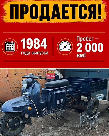 скуттер: Трёхколёсный мотороллер-грузовик (мотоколяска/скутер с кузовом) — 1