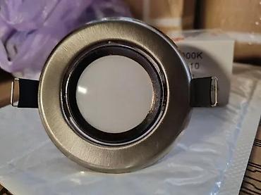 posteljine: LED rozetna lim sivi miš MR16.5w.12V keramicka. LED rozetna Inox — 9