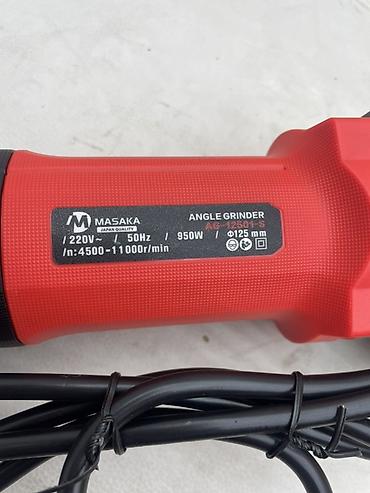 Инструменты: Угловая шлифмашина (болгарка) MASAKA AG-12501-S Характеристики: - — 3