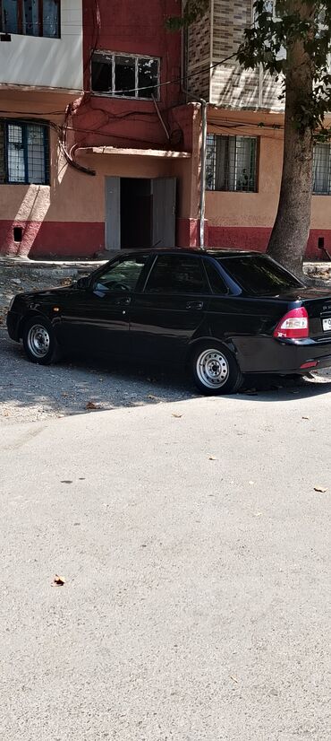 VAZ (LADA): Lada Priora sedan – qara rəng, 4 qapılı, ön və arxa işıqlar orijinal — 6