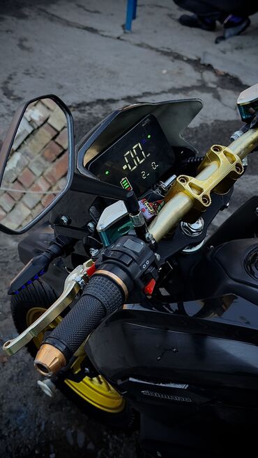 Мотоциклы: Электро мотоцикл Новая резина за 5400сом Новые акамуляторы 6 штук за — 2