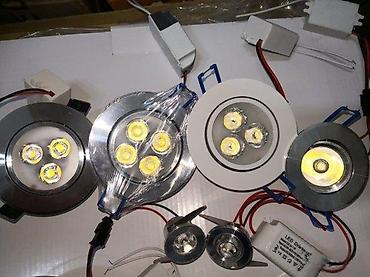 rustik lusteri: Rozetna sa LED sijalicom integrisanom 3200k 4200k 6500k. 3200k toplo — 8