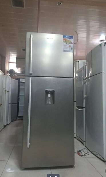 Soyuducular: 2 qapılı Samsung Soyuducu Satılır, rəng - Boz, Dispenserli