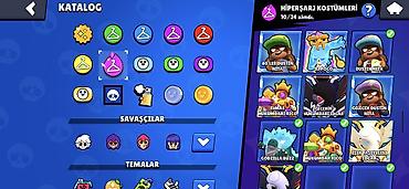buji: Brawl Stars hesabı – tam kolleksiya, yüksək kuboklar və zəngin — 10