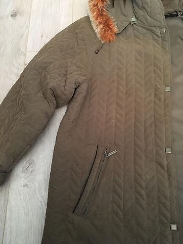 женские корейские куртки: Пуховик, По колено, Корея, 2XL — 6