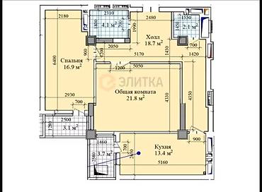 group: 2 комнаты, 83 м², Технопарк Элитка, 4 этаж, ПСО (под самоотделку) — 3