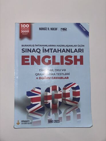 Testlər: İngilis dili Testlər 11-ci sinif, 1-ci hissə, 2022 il