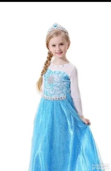 Kostimi za maskenbal: **model A3** Kostim Elza sa dugim plastom, Elzin kostim, _bez cirkona — 9