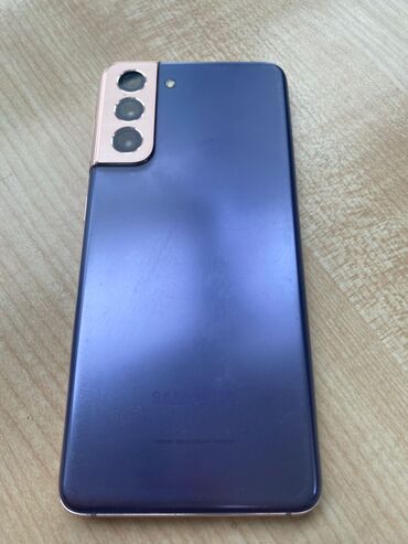 бу запчасти для стиральных машин: Samsung Galaxy S21 5G, Б/у, 256 ГБ, цвет - Фиолетовый, 2 SIM