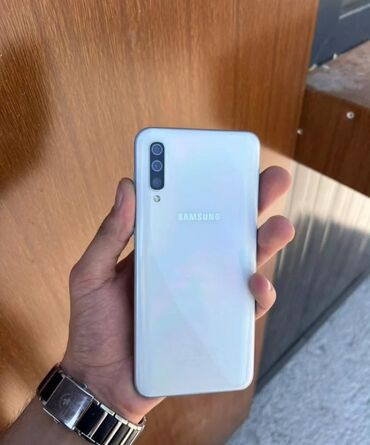 samsung galaxy j 6: Samsung Galaxy A50, 128 GB, rəng - Ağ, Sensor, Barmaq izi, İki sim kartlı