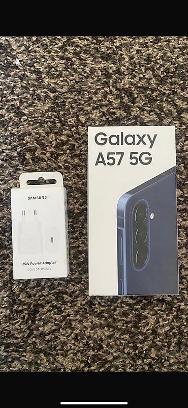 samsung note 22: Samsung Galaxy A57, Новый, 256 ГБ, цвет - Синий — 1