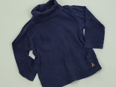 Swetry: Sweter Gap, 2 lata, wzrost - 92 cm., stan - Bardzo dobry, wzór - Jednolity kolor, kolor - Niebieski