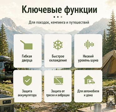 холодильний шкаф: Компрессорный автомобильный холодильник-морозильник Alpicool XD55 — — 5