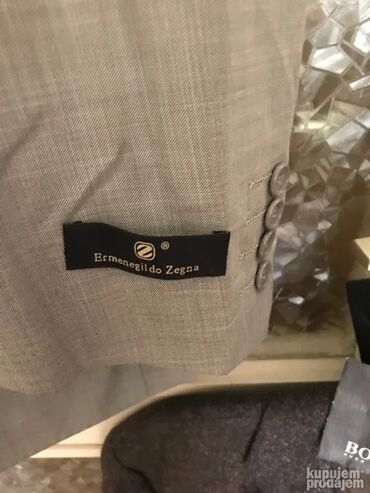 Odela: Dvodelno odelo, XL (EU 54), L (EU 52), bоја - Tamnoplava, Vuna — 8