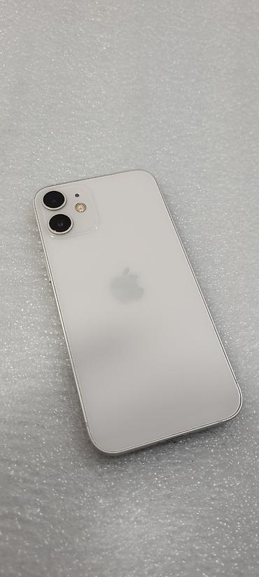 Apple iPhone: IPhone 12 mini, Б/у, 64 ГБ, Белый, 77 % — 12