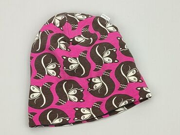 różowa neonowa czapka: Czapka, 4-5 lat, 50-51 cm, stan - Dobry