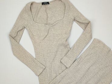 sukienki midi dopasowane: Bershka, Women`s dress, XS (EU 34)