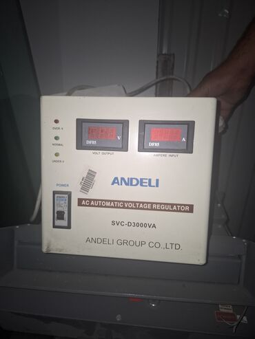 generator satilir: ANDELI markasına aid SVC-D3000VA model avtomatik gərginlik