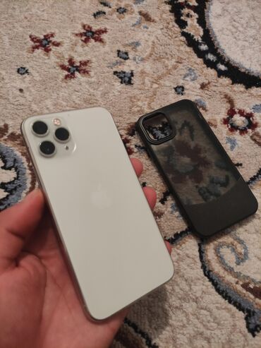 айфон 11 про 512 гб цена бу: IPhone 11 Pro, Колдонулган, 256 ГБ, Күмүш, Каптама, 75 %